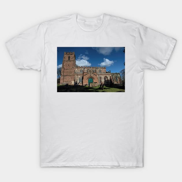 St Botolph's Church, Rugby, Warwickshire T-Shirt by avrilharris